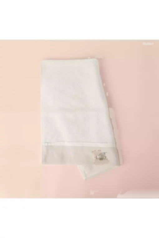 حوله صورت پنبه Aqua شیری 50x85cm برند Linens کد 1748497264