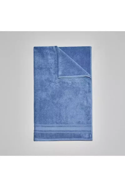 حوله حمام پنبه نرم آبی تیره 85x150cm برند Linens کد 1748490663