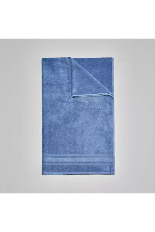 حوله حمام پنبه نرم آبی تیره 85x150cm برند Linens کد 1748490663