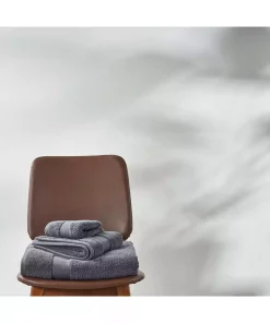 حوله حمام پنبه خاکستری آنتراسیت 85x150cm برند Linens کد 1748490672