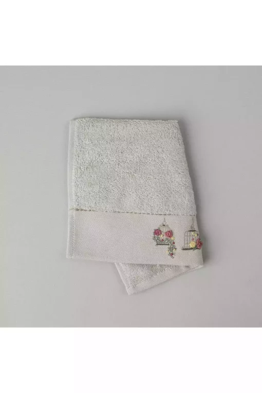 حوله دست و صورت بامبو سنگی خوشی 30x45cm برند Linens کد 1748484680