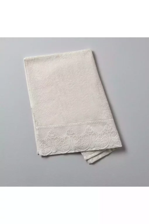 حوله صورت پنبه شیری 50x80cm برند Linens کد 1748484617