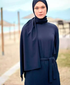 سربند شال پراتیک سرمه ای برند Marina کد 1748053872