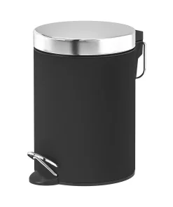 فرچه دستشویی سطل جعبه زباله ست سرویس بهداشتی 3lt مشکی / برند IKEA کد 1748328063