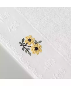 حوله صورت پنبه سفید جنجال 50x85cm برند Linens کد 1748485272