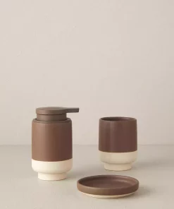 ست سرویس بهداشتی قهوهای برند English Home کد 1748317265