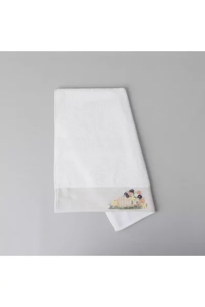 حوله صورت پنبه سفید 50x85cm برند Linens کد 1748490667