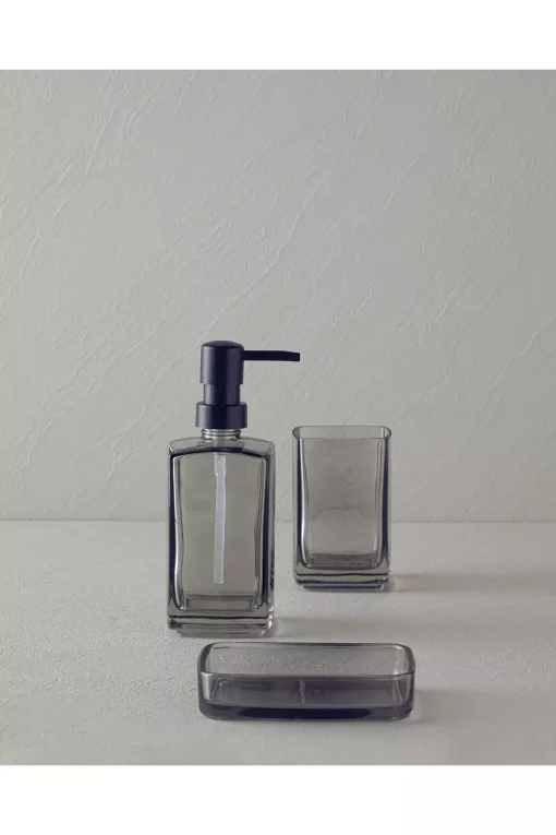 ست سرویس بهداشتی گلوریا خانه شیشه ای خاکستری آنتراسیت vdessingx گودال برند English Home کد 1748317267