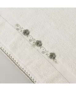 حوله صورت پنبه فیورا شیری 50x85cm برند Linens کد 1748484739
