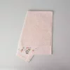 حوله صورت پنبه نارنجی کرم سالمون 50x85cm برند Linens کد 1748490063