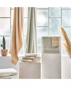 حوله صورت پنبه نرم شیری 50x85cm برند Linens کد 1748490066