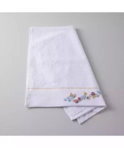 حوله صورت بامبو سفید 50x85cm برند Linens کد 1748484741