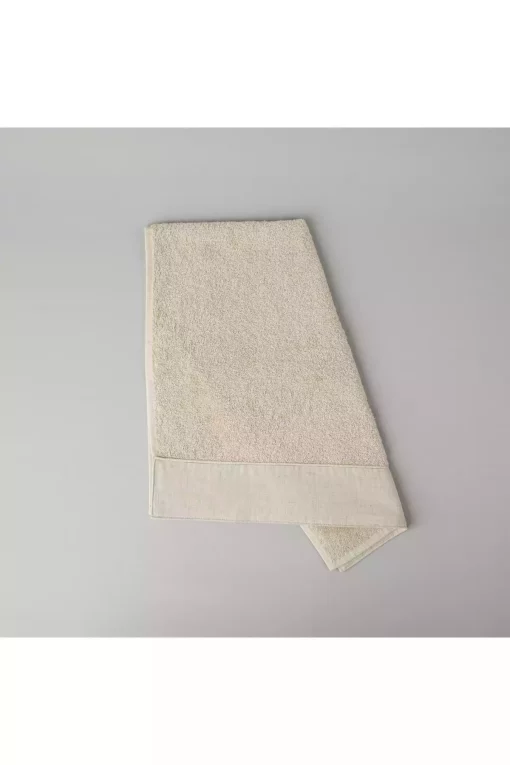 حوله صورت کتان طبیعی شیر نر 50x85cm برند Linens کد 1748484678