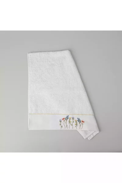 حوله صورت بامبو سفید 50x85cm برند Linens کد 1748490069