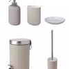 فرچه دستشویی ظرف صابون سطل زباله ست سرویس بهداشتی دندان برند IKEA کد 1748323388