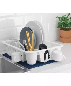 ظرف آبچکان پلاستیکی پیشخوان رنگ سفید رو سانتی متر برند IKEA کد 1747873864