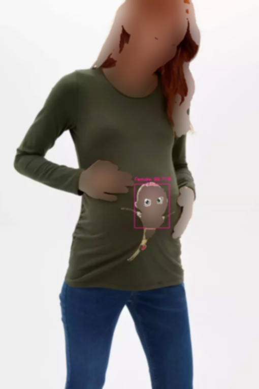 لباس بالاتنه حاملگی اسلیم فیت چاپی یشمی زنانه برند Defacto کد 1748058368