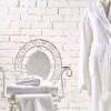 حوله دست و صورت پنبه نرم سفید 30x45cm برند Linens کد 1748484686