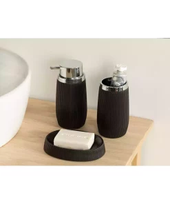 ست سرویس بهداشتی پلاستیکی 3 مشکی برند English Home کد 1748312894