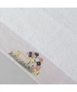 حوله صورت پنبه سفید 50x85cm برند Linens کد 1748490667
