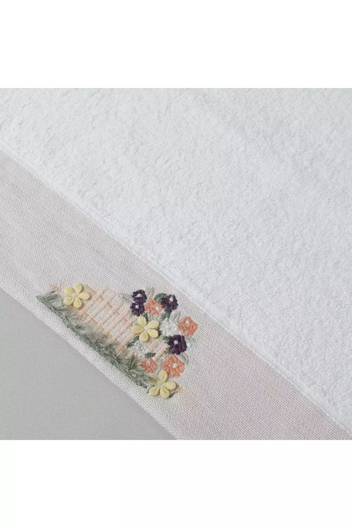 حوله صورت پنبه سفید 50x85cm برند Linens کد 1748490667