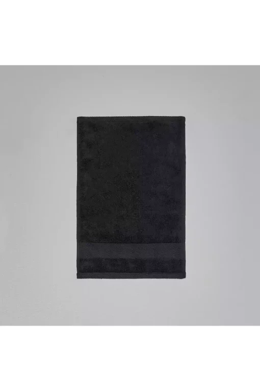 حوله دست و صورت پنبه مشکی 30x45cm برند Linens کد 1748485263