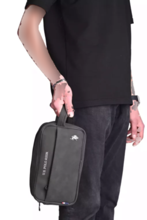پراتیک آب طراحی خاکستری آنتراسیت کیف دستی مردانه برند U.S. Polo Assn. کد 1748053508