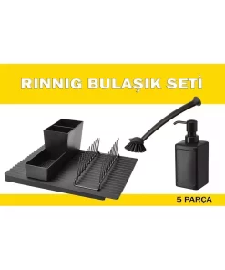 ظرف ست پلاستیکی 5تکه 230 47x مشکی برند IKEA کد 1747873928
