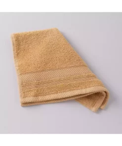 حوله دست و صورت نرم خردلی 30x45cm برند Linens کد 1748484742
