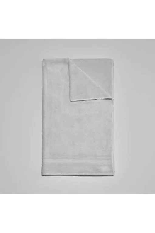 حوله حمام پنبه نرم طوسی 85x150cm برند Linens کد 1748490670