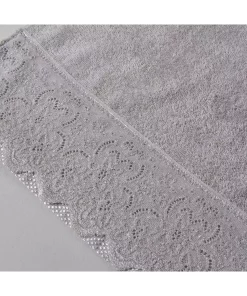 حوله صورت پنبه طوسی 50x80cm برند Linens کد 1748484622