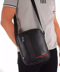 کیف دوشی مشکی مردانه برند U.S. Polo Assn. کد 1749172100