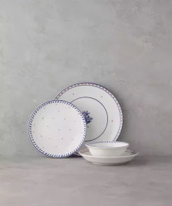 سرویس غذاخوری سرامیک 4نفره 16تکه آبی برند English Home کد 1750184530
