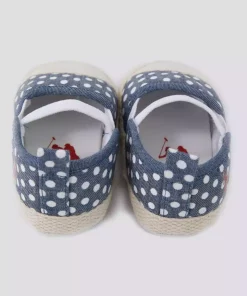 کفش عروسکی کودک دخترانه خالدار جین برند U.S. Polo Assn. کد 1750981270