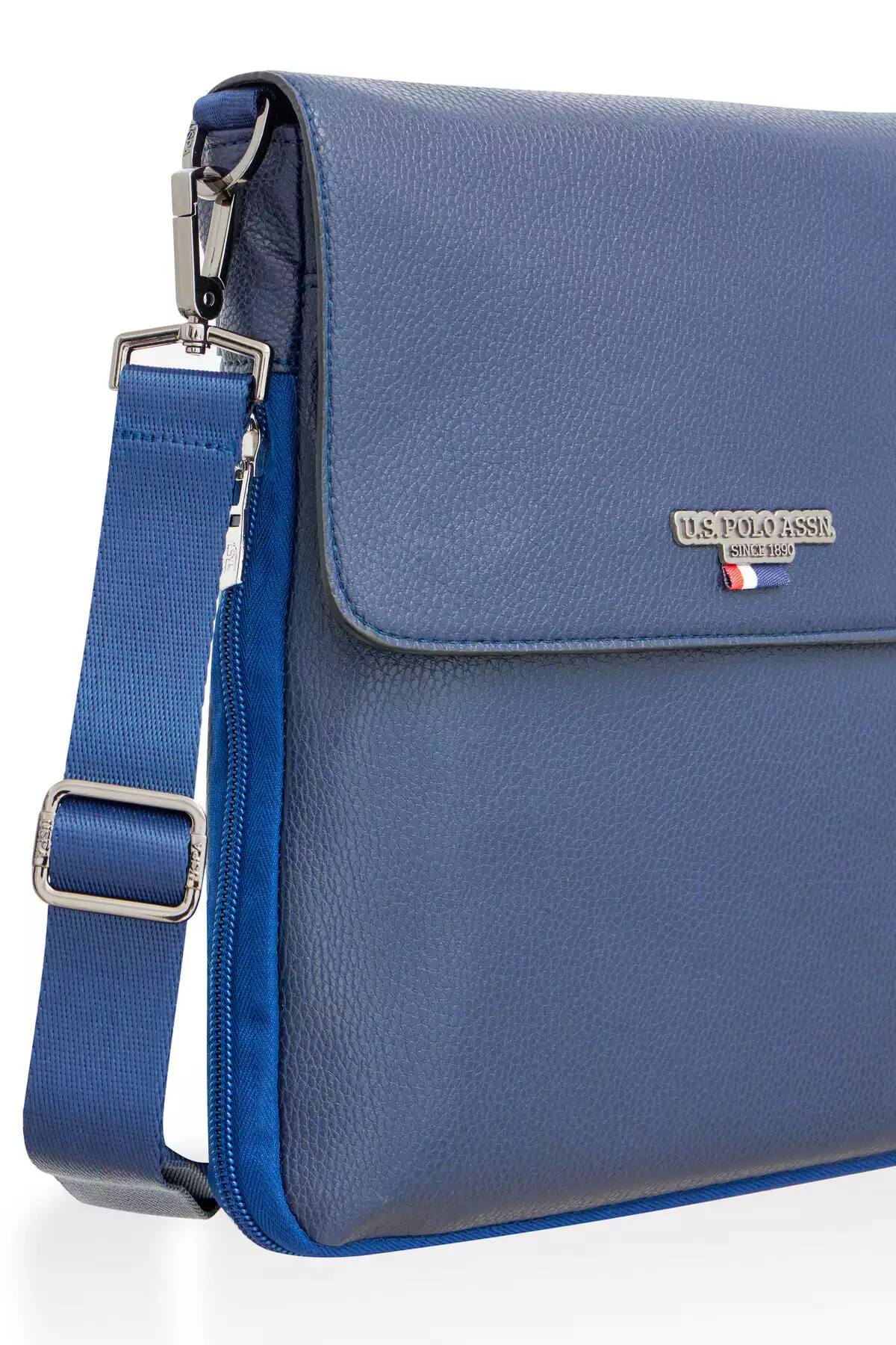 کیف دوشی دستی ضربدری 07مردانه سرمه ای assn برند U.S. Polo Assn. کد 1749183729