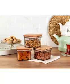 ظرف نگهداری چوب درب‎دار کاویرا برند Madame Coco کد 1750041791