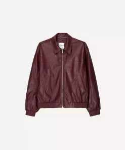 کت چرم گشاد مصنوعی برند Bershka کد 1749051670