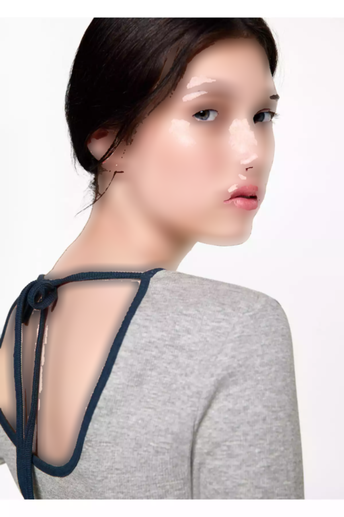 تیشرت فلزی طوسی دخترانه برند MANGO کد 1749867729