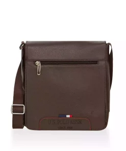 پستچی ضربدری بلند قهوهای کیف بنددار برند U.S. Polo Assn. کد 1749183722