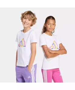 بچه گانه آرم سفید تیشرت برند adidas کد 1749867725