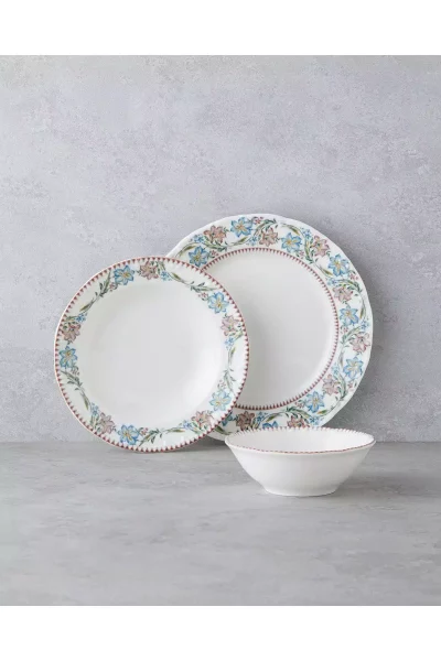 سرویس غذاخوری چینی ظریف 4نفره 12تکه رنگی برند English Home کد 1750184590