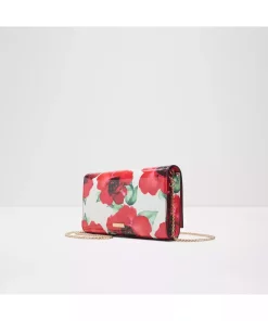 کیف دستی گلدار چرم مصنوعی قد کوچک درب‎دار طرح زنانه تحسین کننده برند Aldo کد 1750066871