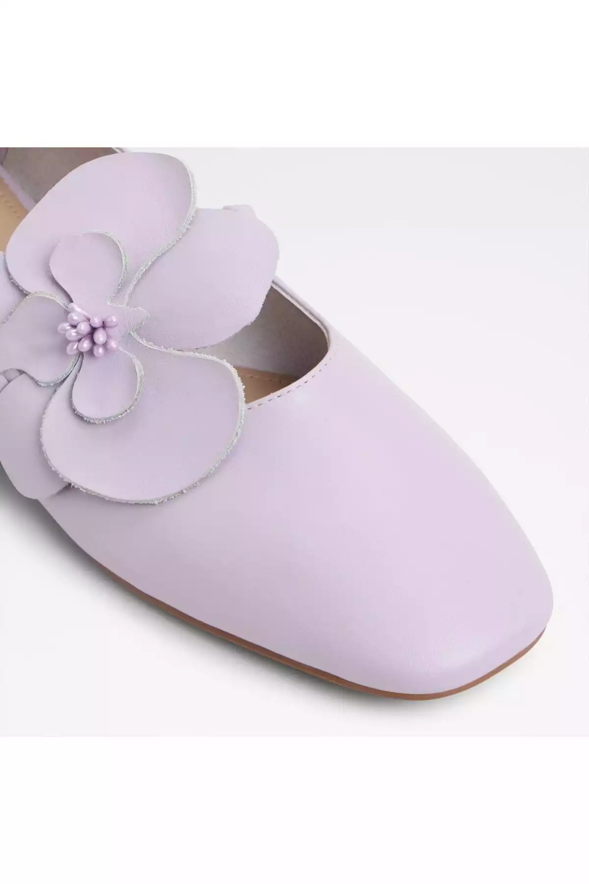 کفش عروسکی ساده بنفش روشن & چرم اصل زنانه فلورالینا برند Aldo کد 1750620733