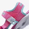 صندل براق نورانی بزرگ صورتی دخترانه برند Skechers کد 1750963695