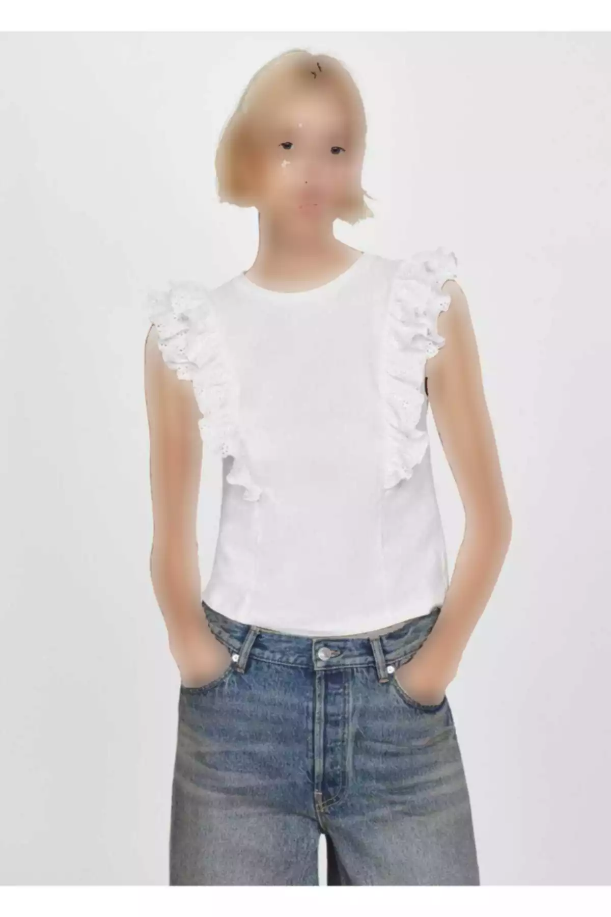 پنبه ای چیندار تیشرت برند MANGO کد 1750210103