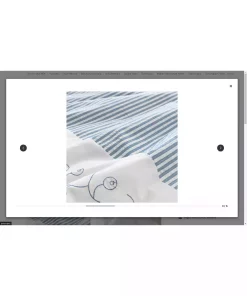 ست کاور سرویس خواب کودک cizgili-blue ، گولسپا سانتی متر برند IKEA کد 1750058535