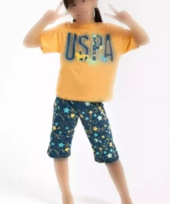 ست کشی زرد دخترانه برند U.S. Polo Assn. کد 1749501067