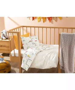 ست کاور سرویس خواب ساده پنبه ای بژ 100x150cm برند English Home کد 1750049229