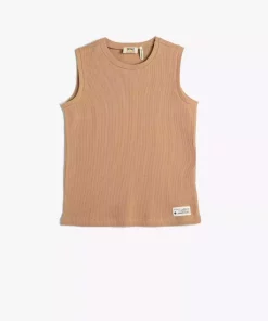 ورزشی پنبه ای یقه گرد ساده برند Koton کد 1750873871