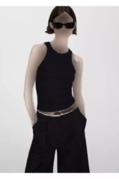 بلوز بافتنی پنبه ای لاستیک برند MANGO کد 1750210105